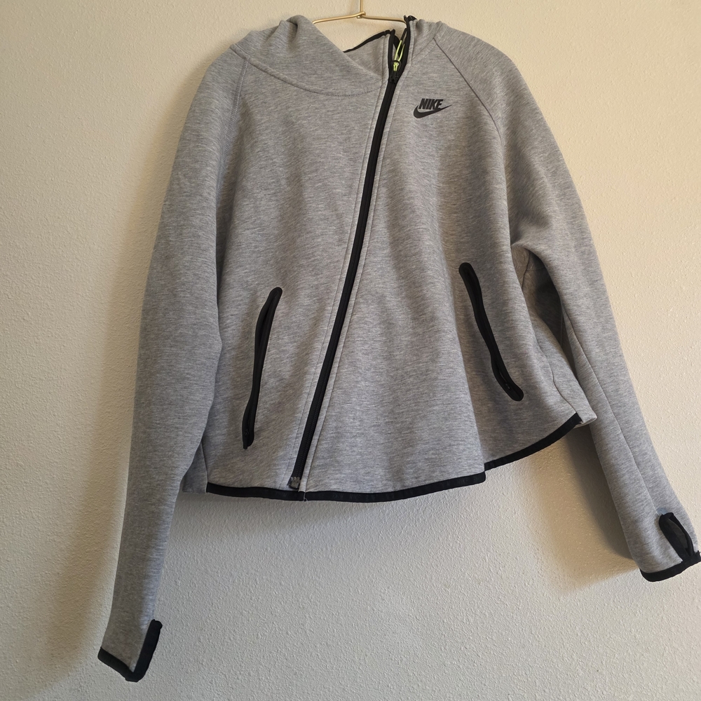 Nike Women's Gray Zip-Up Hoodie